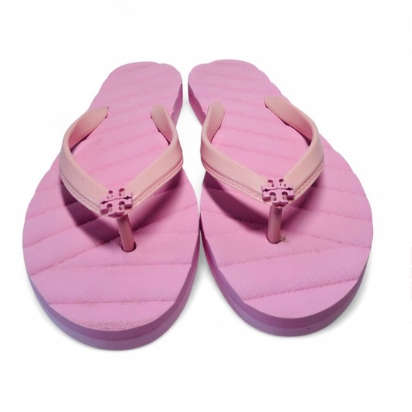 Tory Burch Kira Flip-Flops in the color Petunia. Size 6 - Picture 2 of 7